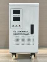 AVR 10 kVA monophasé, sortie 220 V 50/60 Hz, régulateur de moteur servo à affichage LED en cuivre SVC
