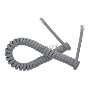 Câble téléphonique en spirale avec prise RJ9 4P4C, fil à ressort, <span class=keywords><strong>coque</strong></span> RJ9 - Product Image 3