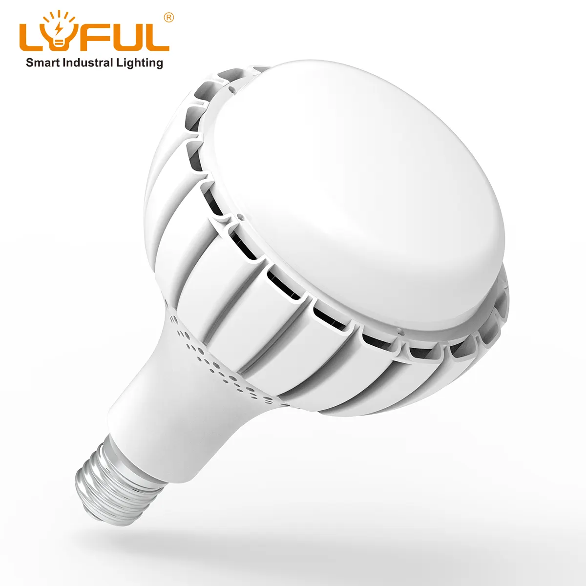 E40 E27 bombilla de luz de bahía alta 80W 100W 150W LED redondo Highbay luces lámpara industrial accesorios luminaria almacén garaje iluminación