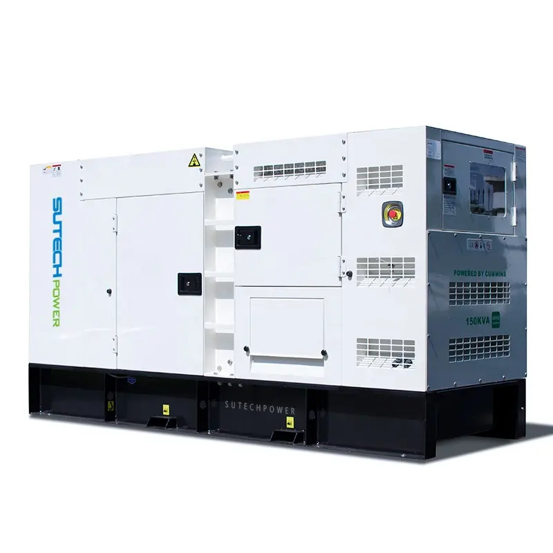 ดียี่ห้อเครื่องยนต์ซูเปอร์เงียบ6BTA5.9-G2 92kw 100kw Genset ดีเซล115kva Cummins เครื่องกำเนิดไฟฟ้าเครื่องกำเนิดไฟฟ้าดีเซล600โวลต์