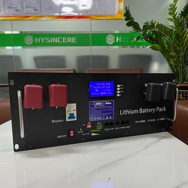 10KWh 15KWh 20Kwh Stackable Home Energy System 5KW 51.2V 100AH Solar Storage Lithium Battery 48V LiFepo4 Battery Pack