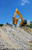 Bucket Penghancur Hidrolik untuk Memecah Batu dan Limbah Beton, Bucket Pengolah Ulang