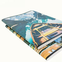 Cuaderno Personalizable con Encuadernación Cosida a Caballete y Cubierta de Papel