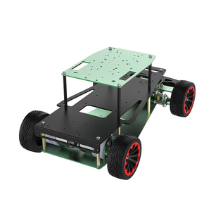 STEM giáo dục DIY Ros <span class=keywords><strong>robot</strong></span> xe thông minh ổ đĩa bốn bánh Ackerman Cấu trúc khung gầm với 520 độ chính xác cao mã hóa DC động cơ - Product Image 4