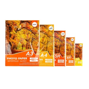 กระดาษภาพถ่าย <span class=keywords><strong>QUAFF</strong></span> 230 แกรม ขนาด A3/A4/3R/4R/5R เคลือบเงาคุณภาพสูง สำหรับเครื่องพิมพ์อิงค์เจ็ท เหมาะสำหรับพิมพ์ภาพถ่ายและโบรชัวร์ - Product Image 2