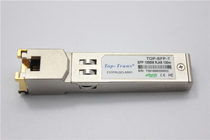 โมดูลออปติคอลทองแดง Rj45 ขนาด 1.25 กรัม ตัวรับส่งสัญญาณไฟเบอร์อีเธอร์เน็ตประสิทธิภาพสูง Glc-te อุปกรณ์แบบเสียบใช้งานได้ทันที Glc-te ทองแดง - Product Image 3