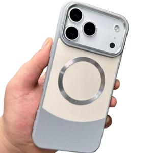 Coque magnétique pour iPhone 17 Pro, nouveau modèle, en <span class=keywords><strong>TPE</strong></span> doux pour la peau, motif style Ins, couleurs contrastées, motif CD - Product Image 5