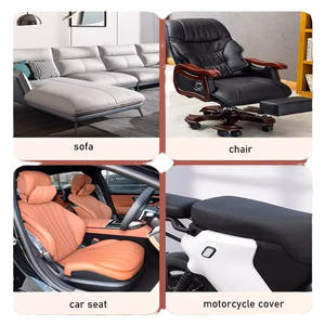 <span class=keywords><strong>Tissu</strong></span> en fausse maille à dos en mousse de 1.55 mètres de largeur pour garnitures de voiture Sièges de voiture Plafond en flanelle Chaise <span class=keywords><strong>Épais</strong></span>seur personnalisée - Product Image 6