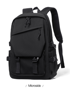 Simple décontracté à la mode sac d'école réduisant la charge grande capacité multicolore Oxford sac à dos pour ordinateur étanche pour étudiant - Product Image 4