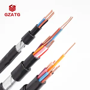 KVV22 Wire 450/750V 2/0.5mm Multi Core Control Cable for Transmit, Control, Measure Power Equipment