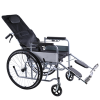 Fauteuil roulant pliant léger manuel Portable complet pour personnes âgées enceintes handicapées