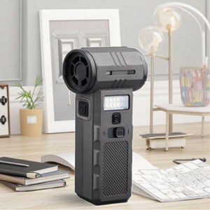 พัดลมแรง Vortex พร้อมที่ทุบหน้าต่างแบบชาร์จไฟได้เข็มขัดนิรภัยแบบกะทัดรัดปรับความเร็วได้ถึง110000รอบต่อนาทีสำหรับการทำความสะอาด PR - Product Image 1