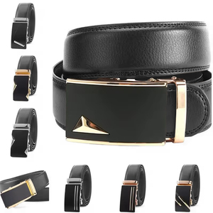 LQbelt Factory <span class=keywords><strong>Ceinture</strong></span> en <span class=keywords><strong>Cuir</strong></span> <span class=keywords><strong>Homme</strong></span> à Boucle Automatique, Ceintures à Cliquet pour Hommes en Stock, Vente en Gros Usine Livraison Rapide - Product Image 2