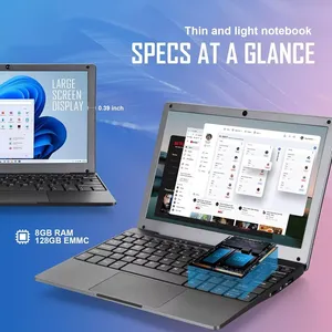 Nbd 10.1 Inch Laptop Windows 11 Notebook 8Gb 128Gb <span class=keywords><strong>Intel</strong></span> Celeron Quad Core Processors Compacte Laptop Voor Werk - Product Image 2