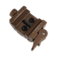 Accessoires de tir et de chasse en plein air : Adaptateur Picatinny en acier à 3 fentes pour trépied, base d'interchange durable et essentielle, compatible Arca