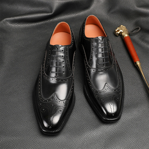 Custom logo High Quality Italy Designer Dress Shoes Men Brands Luxury Genuine Leather Red Bottoms - Product Image 2