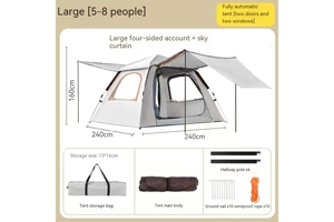 Portable Outdoor <b>Tent</b> Portable <b>Tent</b> Portable Outdoor <b>Tent</b> With <b>Canopy</b> Product - Product Image 4