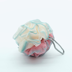 Factory Direct 4-Color Bath Pouf Set, Exfoliating <strong>Shower</strong> <strong>Sponge</strong> for Body Care - Product Image 4