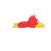 Jouet à mâcher en latex pour animaux de compagnie, modèle poulet à grosse tête, motif oiseau, durable pour chiens et golden retrievers, modèle Zhejiang FZ-E5060