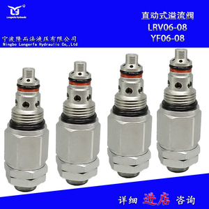 Vanne de régulation de pression pour machines hydrauliques L Longerfa Direct Acting Relief Valve LRV06-08 3/4-16UNF M15*1 - Product Image 5