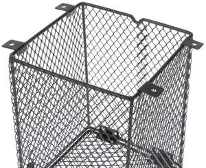 Gabbia Protetta per Rettili in Rete Termica Rivestita in PVC Nero - Product Image 2