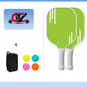 CZFIT Juego de Raquetas de Tenis Ligeras con Núcleo de Panal de Álamo para Adultos y Niños, Diseño de Malla Multicolor para Deportes al Aire Libre - Product Image 2