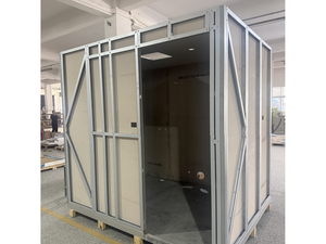 Kit Completo de Baño Prefabricado, Diseño Modular de Lujo, Cabina de Ducha con Ventana de Vidrio para Hotel, Módulos de Baño para Camping - Product Image 6