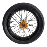 Ensemble de roues Supermoto pour moto électrique Surron Ultra Bee, pneus avant 110/70-17, arrière 140/60-17, jantes en aluminium CNC