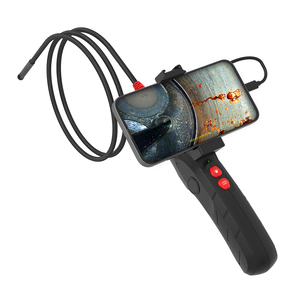 8,0mm Videos kop 1080P Industrielle Ent-Endoskop kamera mit zwei Objektiven und LED 2-Wege-180-Grad-Gelenkop für Android - Product Image 1