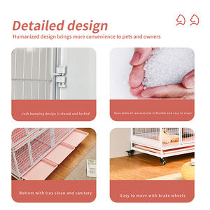 Cage pour chat en métal galvanisé robuste avec roues Offre Spéciale d'intérieur multifonction pour animaux de compagnie - Product Image 5