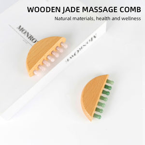 Outils de massage en bois pour le corps, rouleau de massage manuel pour les muscles endoloris, rouleau de fascia en bois pour le massage des tissus profonds et la <span class=keywords><strong>drainage</strong></span> <span class=keywords><strong>lymphatique</strong></span> - Product Image 2