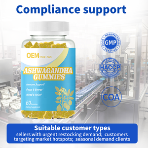 Fabricante Mayorista OEM de Gomitas Orgánicas de Ashwagandha con Garantía de Suministro a Largo Plazo para Mayoristas a Gran Escala - Product Image 5