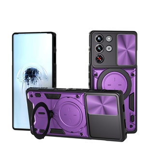 Funda de teléfono con soporte de anillo para ZTE Nubia Flip Z70 Z70S Ultra Music 2 4G Focus Blade A75 5G funda trasera a prueba de golpes para RedMagic 10 Pro - Product Image 1