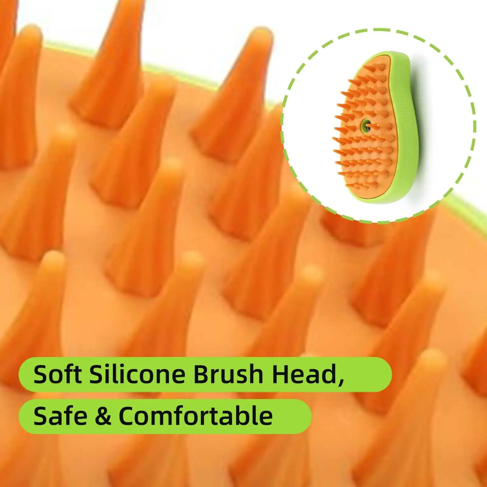 New Release Cat Grooming Brush 3 In1 Steamy Cat Spray Massage Comb