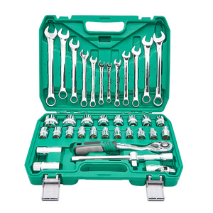 Kit d'outils de réparation automobile, 37 pièces, clé à douille 1/2 pouce, acier au chrome vanadium, coffret rigide pour réparation mécanique automobile - Product Image 5