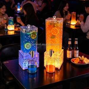 Nouvelle tour à bière LED rechargeable pour <span class=keywords><strong>restaurant</strong></span>, capacité 3L/100oz, distributeur de boissons, jus et bière - Product Image 3