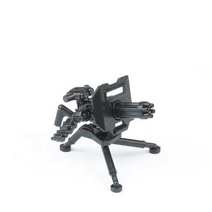 Mini arma militar equipo moderno arma Gatling cohete pistola ametralladora modelo juguete de bloques de construcción - Product Image 1