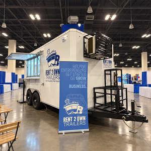 Customized Pizza Trailer Fully Equipped Coffee Food Truck DOT VIN CE Mobile Kitchen - Product Image 1