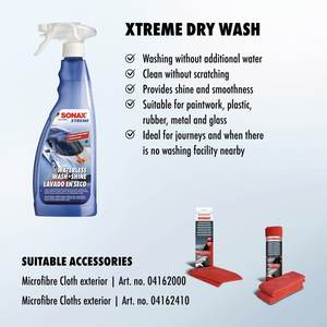 Spray de lavado en seco Xtreme de alta calidad, 750 ml, limpiador de autos sin agua para un brillo y detalles rápidos - Product Image 2