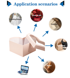 Biểu Tượng Tùy Chỉnh Hoa Xách Tay Hộp Quà Tặng Thẻ Ngày Valentine Ngày Giáng Sinh Hoa Bó Hoa Gấp Hộp Quà Tặng Cho Món Quà - Product Image 5