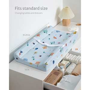 Customized Compressed Baby Changing Pad Sponge Waterproof Cartoon Pattern Newborn Massage Mat - Product Image 2