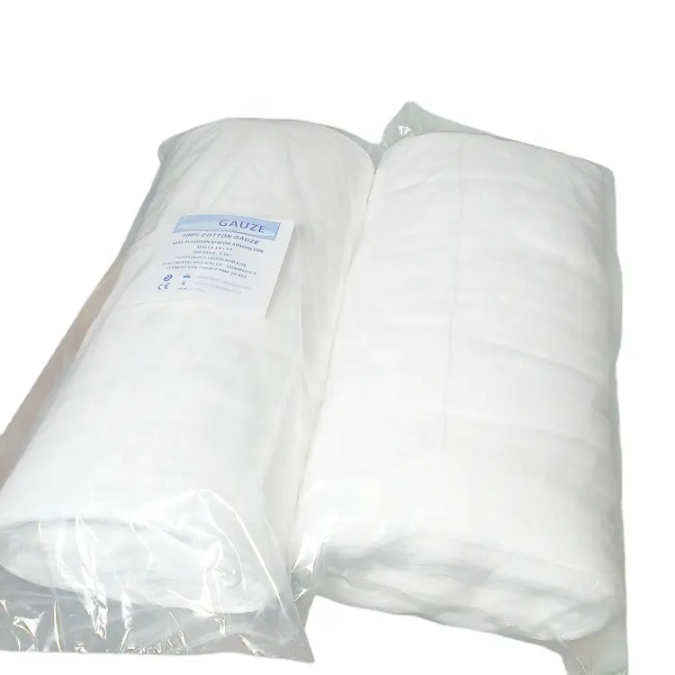 High Quality Wholesale Medical Absorbent Cotton Gauze In Piece with factory price