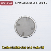 5 10 15 20cm 1-100 Mesh 304 316 Saringan Logam Stainless Steel Plan Wire Mesh Filter Screen Disc