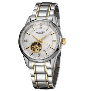 Montre homme chronographe automatique mécanique Miyota en acier inoxydable de luxe personnalisée, cadran à aiguilles, bracelet de 20 mm, résistante à l'eau - Product Image 6
