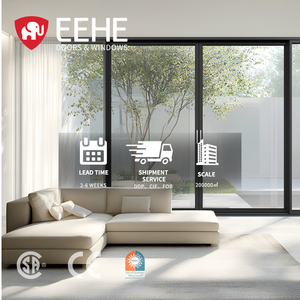 Portes coulissantes en aluminium certifiées CSA, isolation thermique et verre pour climat froid, pour hôpitaux, hôtels et résidences - Product Image 1