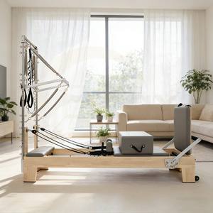 Machine de Pilates Reformer Cadillac en bois de chêne réglable pour studio de <span class=keywords><strong>yoga</strong></span> commercial et équipement de remise en forme - Product Image 2