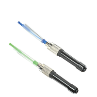 Konektor FTTH Hot Melt Fusion FC/SC UPC/APC Single Mode SM Fiber Optik Perakitan Cepat untuk Kabel Drop