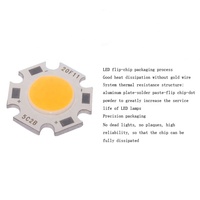 LED personnalisée 3W 5W 7W 9V COB Blanc Chaud 2700k 3000K Blanc 6000K 6500K Cob Led Pour MR16 GU10 MR11 PAR Lumière