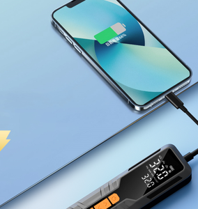 Compresor <span class=keywords><strong>de</strong></span> <span class=keywords><strong>aire</strong></span> <span class=keywords><strong>para</strong></span> inflar neumáticos portátil con pantalla digital6000 mAh BatteryAuto Shut Off Sui table <span class=keywords><strong>para</strong></span> automóviles, motocicletas, bicicletas - Product Image 4