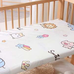 Durable Baby Standard Crib Mattress <b>Sheet</b> Breathable Cotton Fitted Crib <b>Sheets</b> for Boys Girls - Product Image 2
